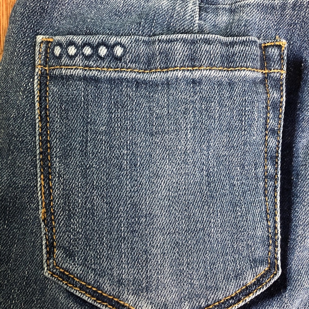 SOLD. Blanknyc The Reade Crop Patchwork Jeans - Picture 5 of 7